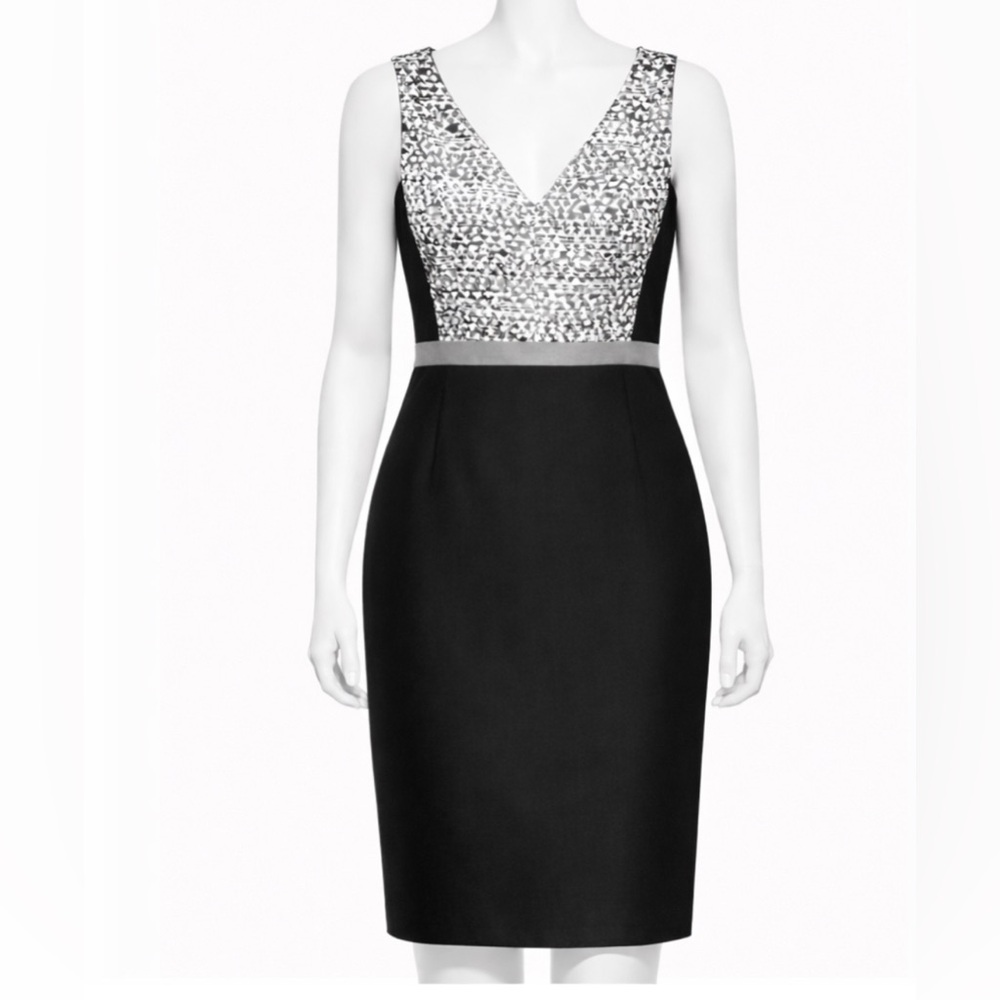 Teenflo Elegant Women's Sleeveless Sheath Dress in Stretch Cotton